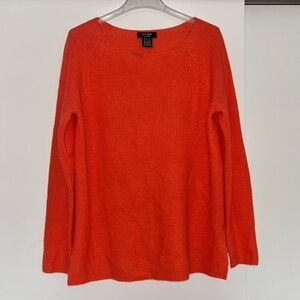 Lord & Taylor Cashmere Crew Neck Sweater Lightweight Knit